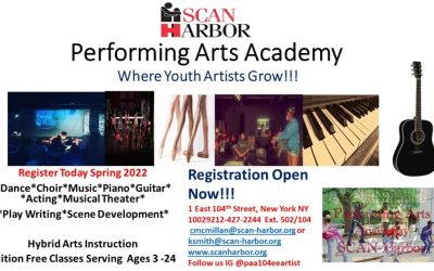 SCAN-Harbor Performing Arts Academy Spring Registration is OPEN!